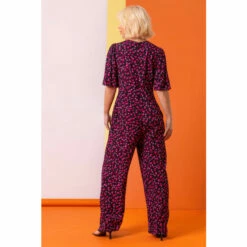 Dusk Black Ditsy Floral Wide Leg Jumpsuit -Dusk Shop unnamed file 1001