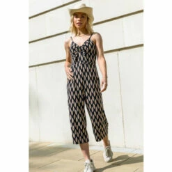 Dusk Black Stretch Jersey Abstract Jumpsuit -Dusk Shop unnamed file 1007