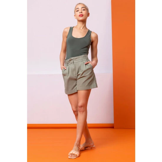 unnamed-file-1027.jpg Dusk Green Paperbag Waist Linen Shorts -Dusk Shop unnamed file 1027
