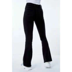 Dusk Black Flared High Waist Cotton Jeans -Dusk Shop unnamed file 1053