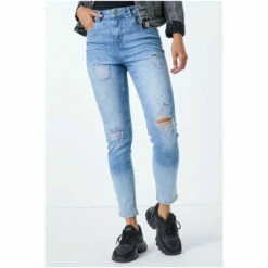 Dusk Light Blue Skinny Ripped Stretch Jeans 7 Dusk Light Blue Skinny Ripped Stretch Jeans -Dusk Shop unnamed file 1062