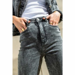 Dusk Grey Straight Leg Acid Wash Mom Jean -Dusk Shop unnamed file 1066