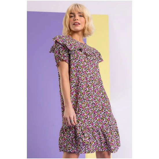unnamed-file-108.jpg Dusk Pink Ditsy Floral Frill Detail Dress -Dusk Shop unnamed file 108