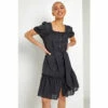 Dusk Black Puff Sleeve Tiered Square Neck Dress 1 Dusk Black Puff Sleeve Tiered Square Neck Dress -Dusk Shop unnamed file 110