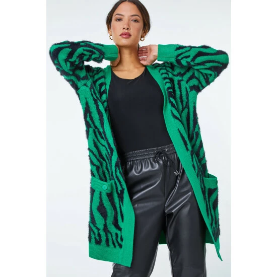 unnamed-file-1119.jpg Dusk Green Fluffy Animal Longline Cardigan -Dusk Shop unnamed file 1119