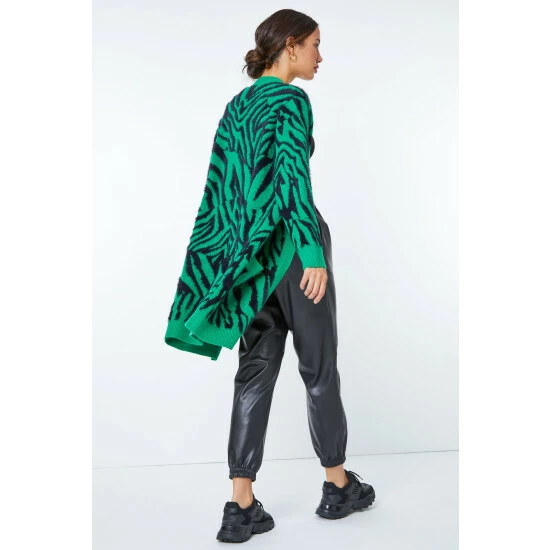 unnamed-file-1122.jpg Dusk Green Fluffy Animal Longline Cardigan -Dusk Shop unnamed file 1122