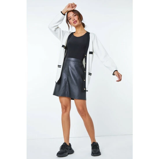 unnamed-file-1129.jpg Dusk White Longline Colour Block Cardigan -Dusk Shop unnamed file 1129