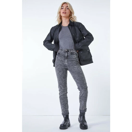 unnamed-file-1147.jpg Dusk Black Checked Lined Wax Coat -Dusk Shop unnamed file 1147