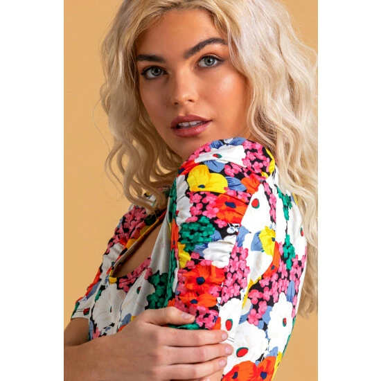 unnamed-file-1189.jpg Dusk Black Bold Floral Print T-Shirt -Dusk Shop unnamed file 1189