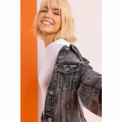 Dusk Black Acid Wash Denim Jacket -Dusk Shop unnamed file 1199