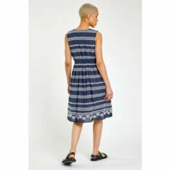 Dusk Blue Broderie Detail Fit & Flare Day Dress -Dusk Shop unnamed file 150