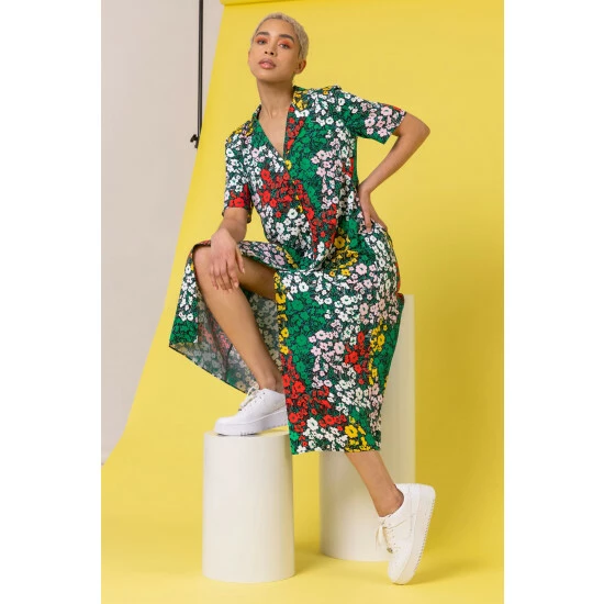 unnamed-file-185.jpg Dusk White Ditsy Floral Midi Shirt Dress -Dusk Shop unnamed file 185