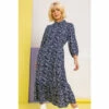 Dusk Blue Spot Print Tiered Shirt Dress -Dusk Shop unnamed file 204