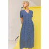 Dusk Blue Ditsy Spot Button Through Midi Dress -Dusk Shop unnamed file 21