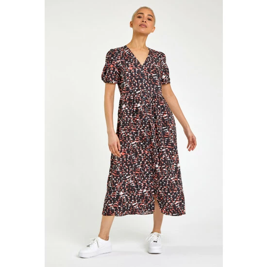 unnamed-file-234.jpg Dusk Red Multi Geo Print Button Through Midi Dress -Dusk Shop unnamed file 234