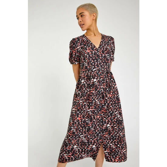unnamed-file-235.jpg Dusk Red Multi Geo Print Button Through Midi Dress -Dusk Shop unnamed file 235
