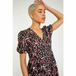 Dusk Red Multi Geo Print Button Through Midi Dress 5 Dusk Red Multi Geo Print Button Through Midi Dress -Dusk Shop unnamed file 237