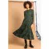 Dusk Green Animal Jersey Tiered Midi Dress 2 Dusk Green Animal Jersey Tiered Midi Dress -Dusk Shop unnamed file 251