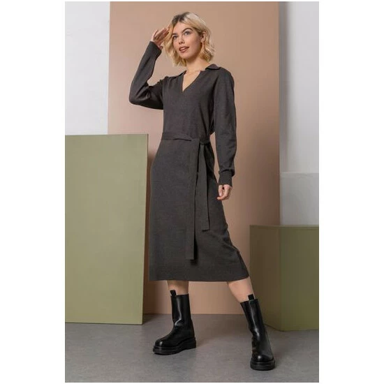 unnamed-file-261.jpg Dusk Grey Collared Belt Detail Knitted Dress -Dusk Shop unnamed file 261