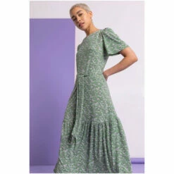 Dusk Green Ditsy Daisy Print Belted Dress 7 Dusk Green Ditsy Daisy Print Belted Dress -Dusk Shop unnamed file 268