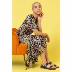 Dusk Black Ditsy Floral Frill Midi Dress 6 Dusk Black Ditsy Floral Frill Midi Dress -Dusk Shop unnamed file 286