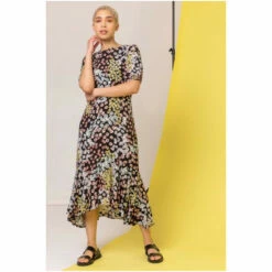 Dusk Black Ditsy Floral Frill Midi Dress 7 Dusk Black Ditsy Floral Frill Midi Dress -Dusk Shop unnamed file 287