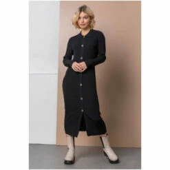 Dusk Black Polo Collar Knitted Midi Dress 7 Dusk Black Polo Collar Knitted Midi Dress -Dusk Shop unnamed file 325