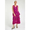 Dusk Pink Abstract Animal Print Tiered Midi Dress -Dusk Shop unnamed file 332