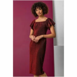 Dusk Blue Puff Sleeve Sparkle Midi Dress 7 Dusk Blue Puff Sleeve Sparkle Midi Dress -Dusk Shop unnamed file 342