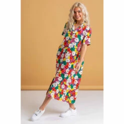 Dusk Multi Bold Floral Shirt Dress