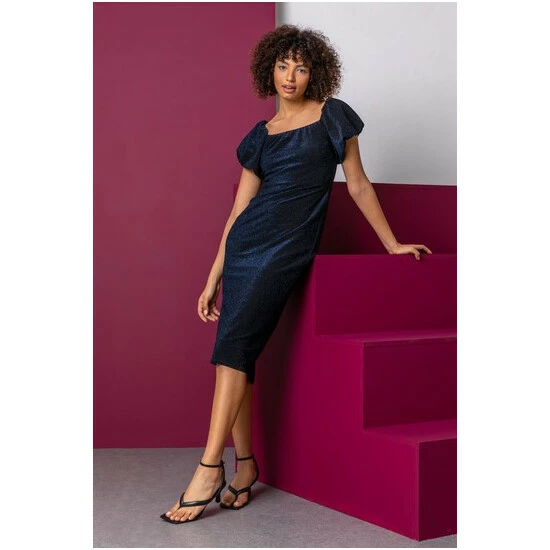 unnamed-file-374.jpg Dusk Blue Puff Sleeve Sparkle Midi Dress -Dusk Shop unnamed file 374