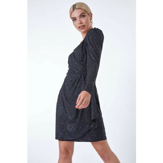 unnamed-file-390.jpg Dusk Black Glitter Mini Wrap Dress -Dusk Shop unnamed file 390