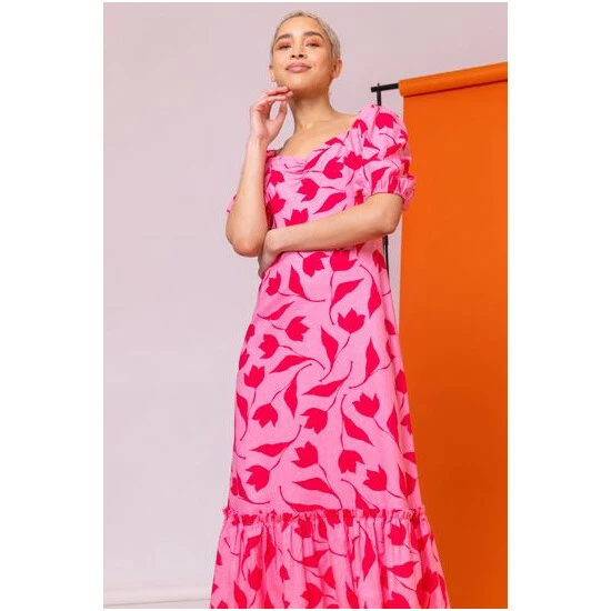 unnamed-file-452.jpg Dusk Pink Frill Detail Contrast Floral Dress -Dusk Shop unnamed file 452