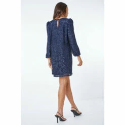 Dusk Blue Sequin Embellished Dress 4 Dusk Blue Sequin Embellished Dress -Dusk Shop unnamed file 467