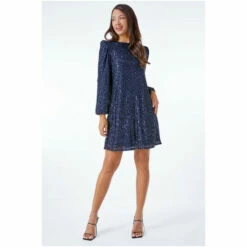 Dusk Blue Sequin Embellished Dress 7 Dusk Blue Sequin Embellished Dress -Dusk Shop unnamed file 470