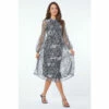 Dusk Grey Metallic Animal Print Tiered Midi Dress 1 Dusk Grey Metallic Animal Print Tiered Midi Dress -Dusk Shop unnamed file 483