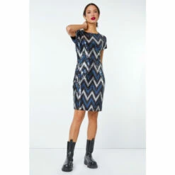 Dusk Blue Zig Zag Sequin Dress 4 Dusk Blue Zig Zag Sequin Dress -Dusk Shop unnamed file 508