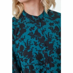 Dusk Blue Floral Print Midi Shirt Dress 6 Dusk Blue Floral Print Midi Shirt Dress -Dusk Shop unnamed file 548