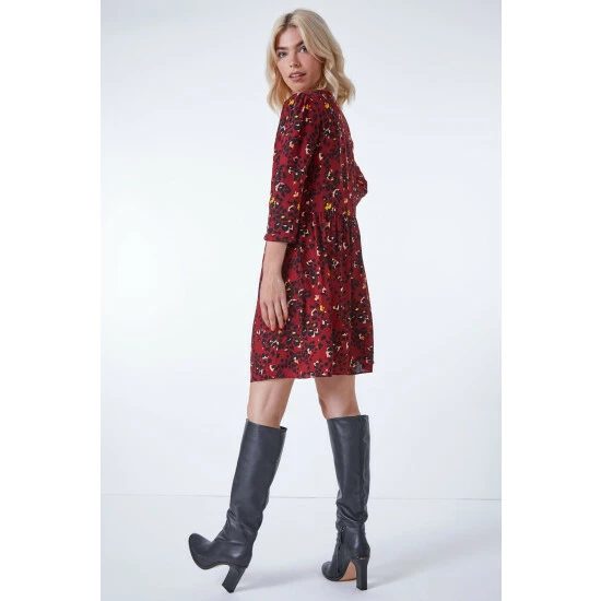 unnamed-file-564.jpg Dusk Red Animal Print Button Through Dress -Dusk Shop unnamed file 564