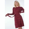 Dusk Red Animal Print Belted Fit & Flare Dress 1 Dusk Red Animal Print Belted Fit & Flare Dress -Dusk Shop unnamed file 568