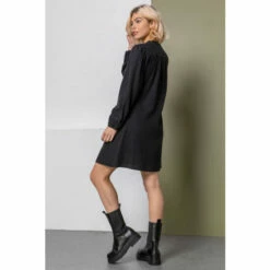 Dusk Black Pintuck Detail Denim Shirt Dress 5 Dusk Black Pintuck Detail Denim Shirt Dress -Dusk Shop unnamed file 632