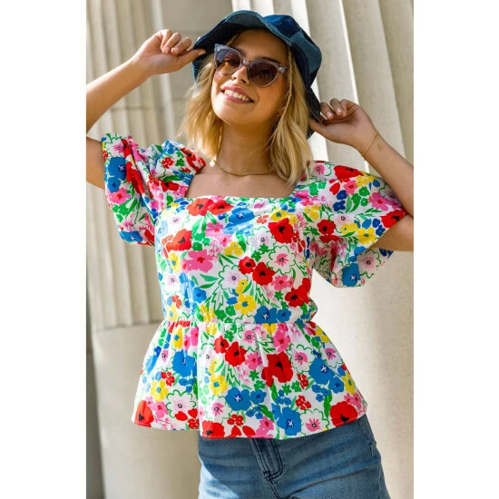 unnamed-file-728.jpg Dusk White Multi Floral Puff Sleeve Cotton Top -Dusk Shop unnamed file 728