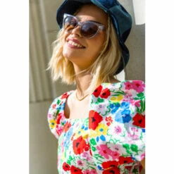 Dusk White Multi Floral Puff Sleeve Cotton Top 6 Dusk White Multi Floral Puff Sleeve Cotton Top -Dusk Shop unnamed file 732