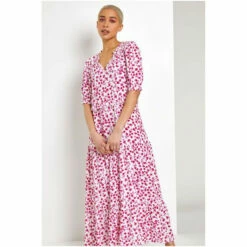 Dusk White Ditsy Floral Tie Neck Midi Dress 6 Dusk White Ditsy Floral Tie Neck Midi Dress -Dusk Shop unnamed file 76