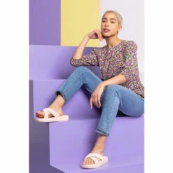 Dusk Pink Ditsy Floral Frill Detail Top 6 Dusk Pink Ditsy Floral Frill Detail Top -Dusk Shop unnamed file 767