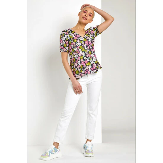 unnamed-file-781.jpg Dusk Pink Bold Floral Print Button Detail Blouse -Dusk Shop unnamed file 781