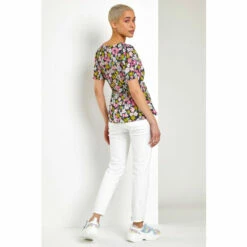 Dusk Pink Bold Floral Print Button Detail Blouse 4 Dusk Pink Bold Floral Print Button Detail Blouse -Dusk Shop unnamed file 782