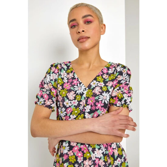 unnamed-file-783.jpg Dusk Pink Bold Floral Print Button Detail Blouse -Dusk Shop unnamed file 783