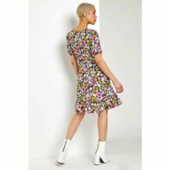 Dusk Pink Bold Floral Keyhole Detail Dress 4 Dusk Pink Bold Floral Keyhole Detail Dress -Dusk Shop unnamed file 79