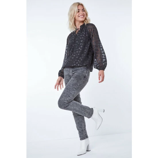 unnamed-file-841.jpg Dusk Black Burnout Heart Print High Neck Top -Dusk Shop unnamed file 841